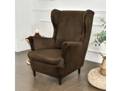 Funda de terciopelo para sillón con brazos Rnemitery