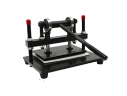 Máquina cortadora de cuero, capacidad de carga de 2 t, carrera de presión ajustable, OEM negra
