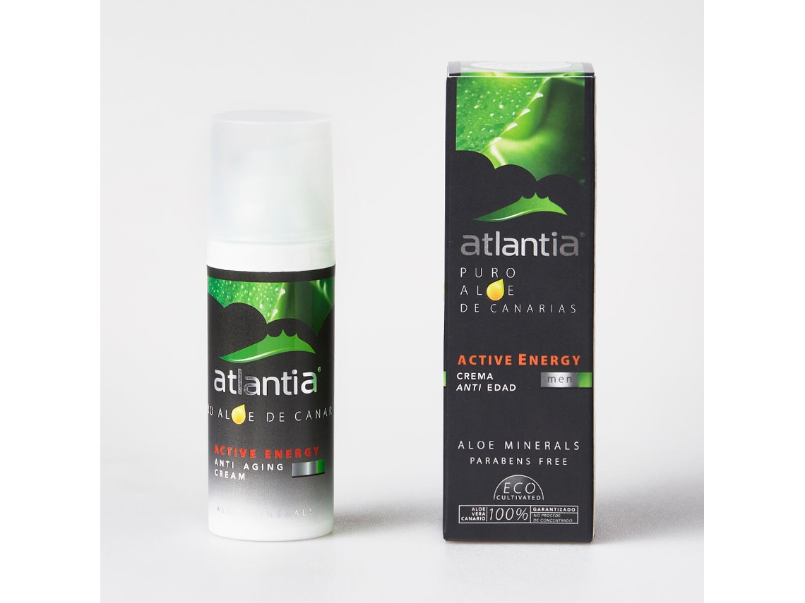 Active Energy Crema Antiedad Hombre 50 Ml ATLANTIA ALOE