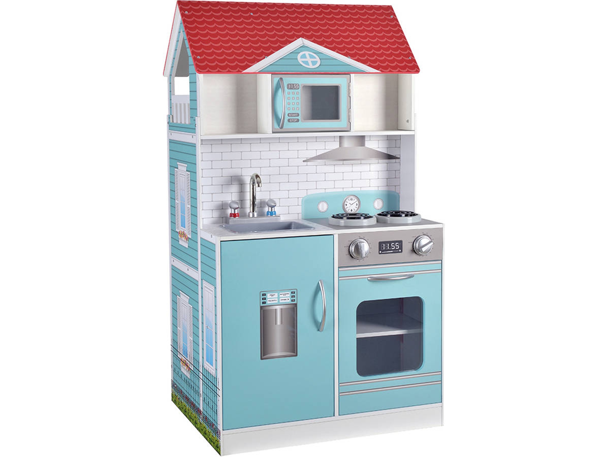 Cocina de Jugar COLORBABY Temasen (Madera - 60x48x107cm)
