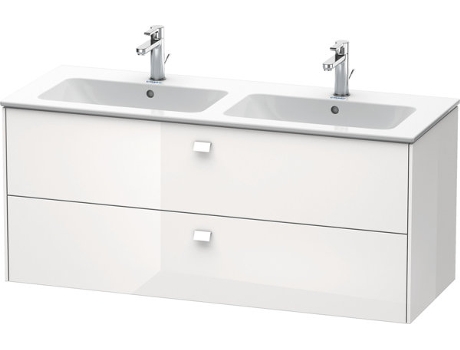 Mueble alto de pared DURAVIT Brioso 129,0 x 47,9 cm con 2 cajones incl. hueco para sifón y delantal para lavabo ME by Starck 233613