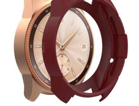 Carcasa de Reloj SLOWMOOSE de Silicona (Rojo 42 Mm)