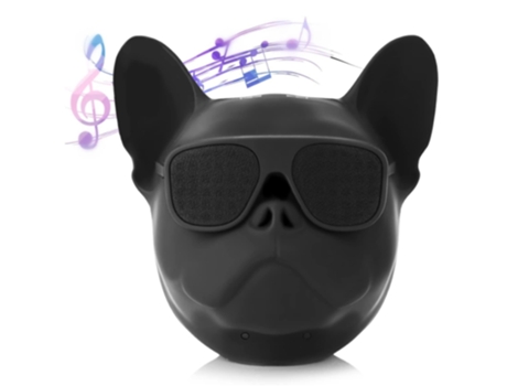 Altavoz Bluetooth portátil con forma de perro, sonido estéreo, reproductor de música, altavoz inalámbrico Bluetooth, regalos de Bulldog Francés, ne...