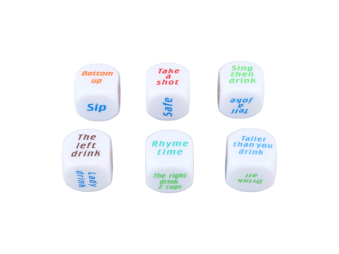 Dados De Beber (jogo De Bar, Decisor De Rolagem)