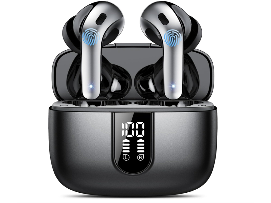 Auriculares Inalámbricos Impermeables YIZHOOD Bluetooth Negro