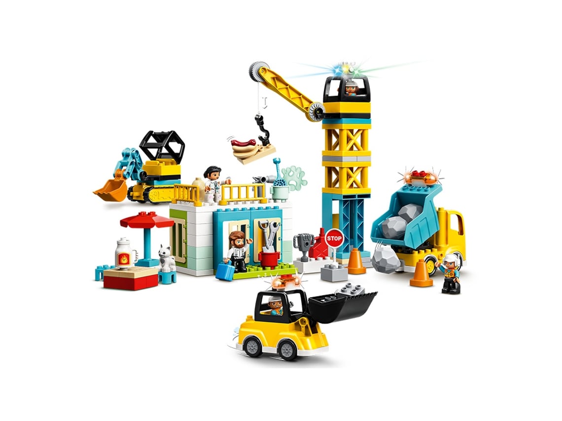 LEGO Duplo - Grúa Torre y Obra - 10933, Duplo Villa