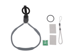 Soporte Magnético De Silicona Para El Cuello Para Teléfonos Móviles Con Liberación Rápida Para Grabación De Vídeo - Gris