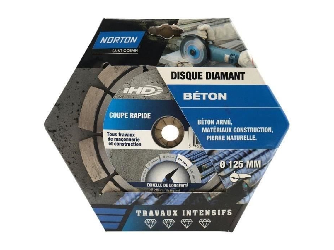 Disco Diamantado Constructivo Intensivo Norton 125 Ihd