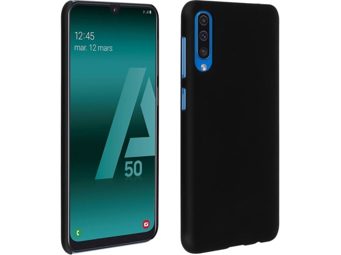 Carcasa Samsung Galaxy A50 AVIZAR Soft-Touch Negro