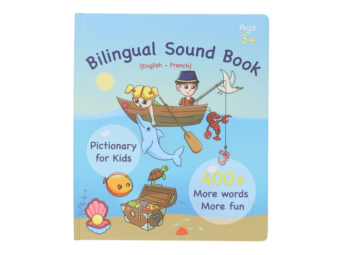 2026 Libro Interactivo Bilingüe Francés-inglés Con Sonidos Para Niños Aprendizaje Educativo Inteligente Juguete De Lectura En Casa