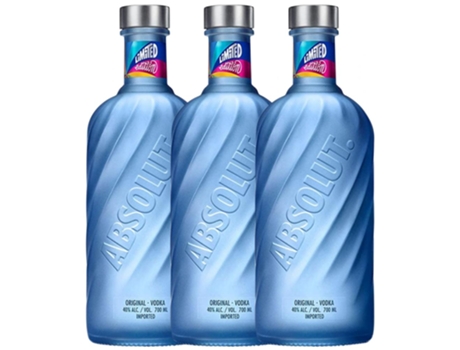 Vodka ABSOLUT Absolut Movement Edition (0.7 L - 3 unidades)