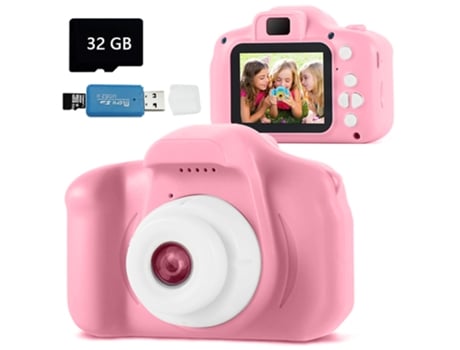 ELKUAIE Cámara para niños Cámara digital para niños Videocámara Cámara para niños