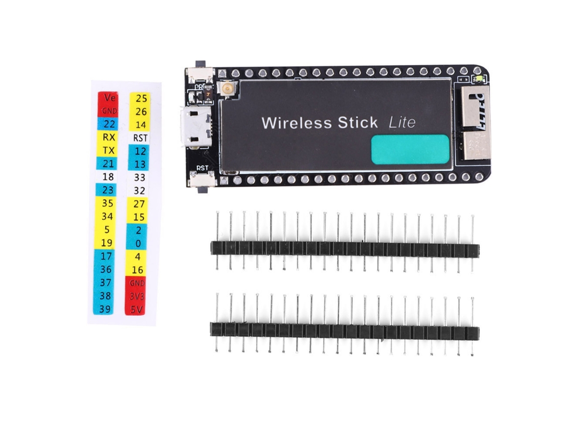 Placa De Desarrollo Esp32 Con Pantalla Oled 0.96in Wireless Stick Lite Chip Sx1276 Banda 433mhz