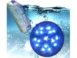 JILLIOPER Luz LED para Piscina Sumergible con Mando a Distancia, Luz de Ambiente Flotante para Bañera, Luz RGB Multicolor para Piscinas, Estanques y Spas