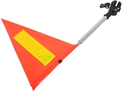 Bandera De Golf Telescópica Naranja De Alta Visibilidad, Ligera.