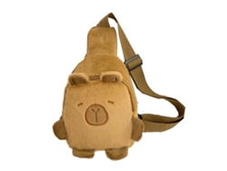Mochila bandolera de felpa con correa ajustable, bolso de hombro de felpa para mujeres y niñas.
