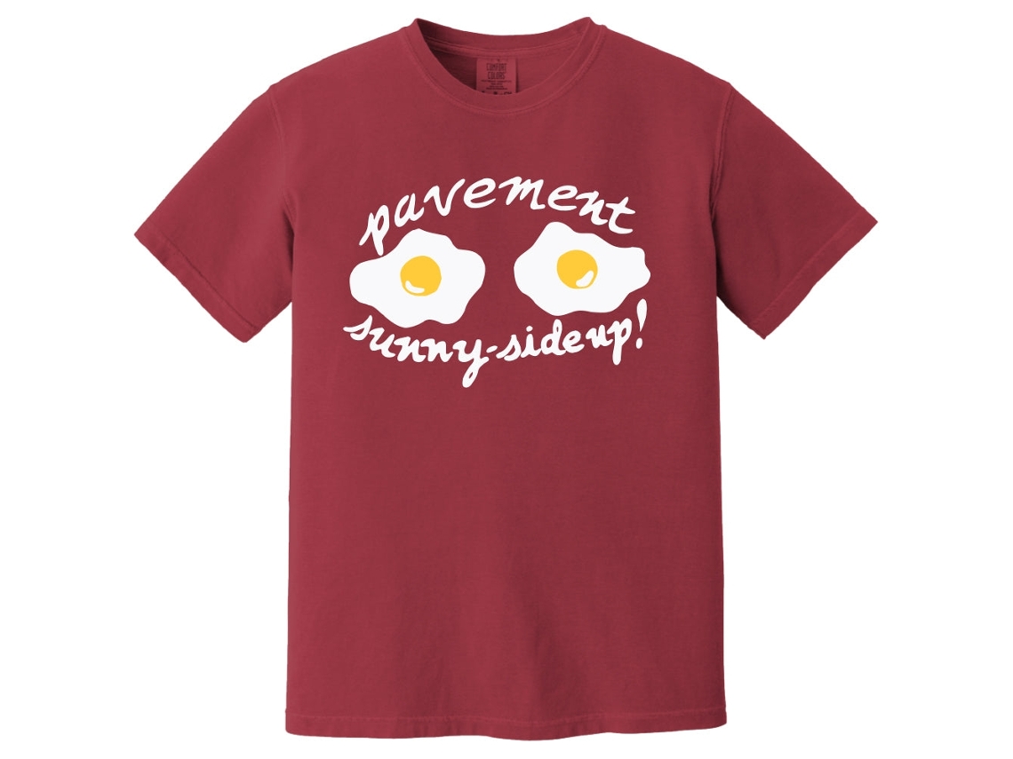 Pavement Sunny Eggs Red T-shirt Rockinstone Unisex Adults Best Sellers Size:xxl
