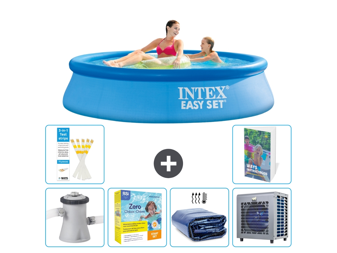 Intex Piscina Easy Set Redonda - 244x61 Cm - 7-peças S331
