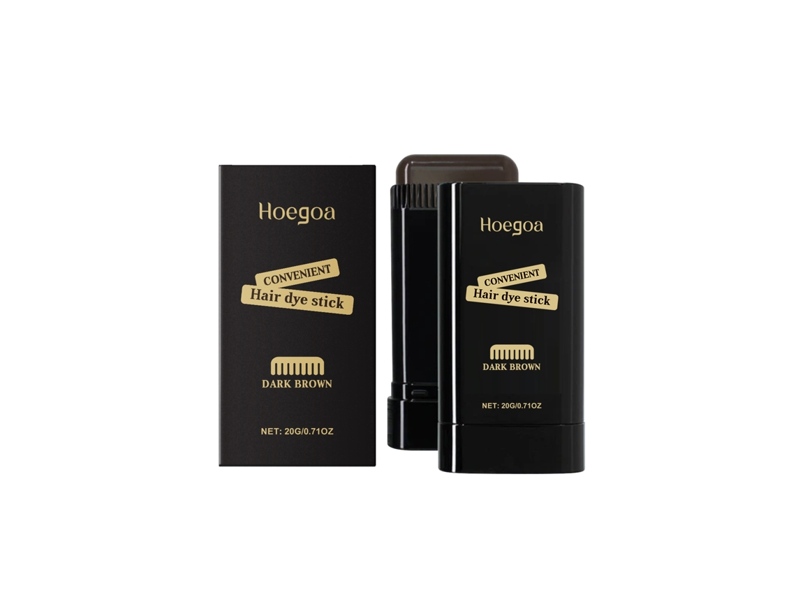 Brocha para teñir el cabello de color marrón oscuro resistente al agua