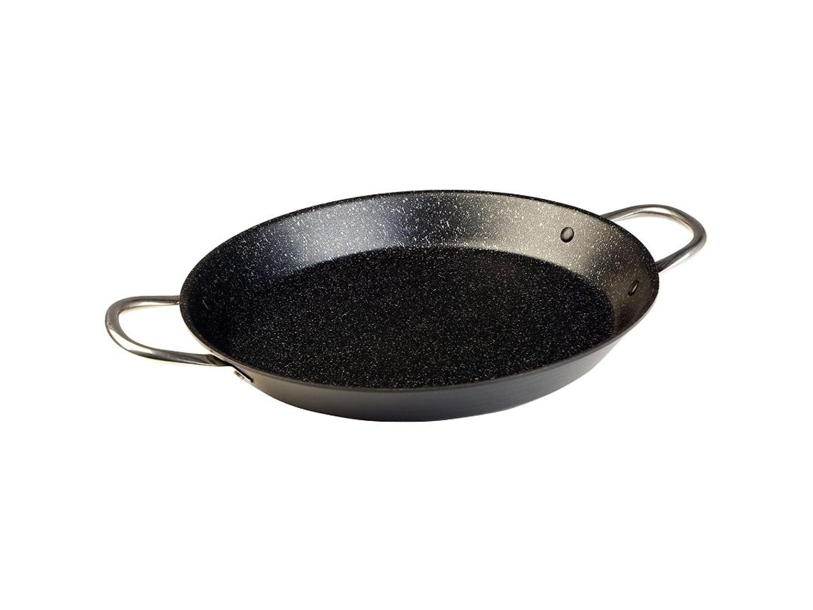 Wecook paellera alu forja inox antiadher 5mm ecochef inducci 38ø