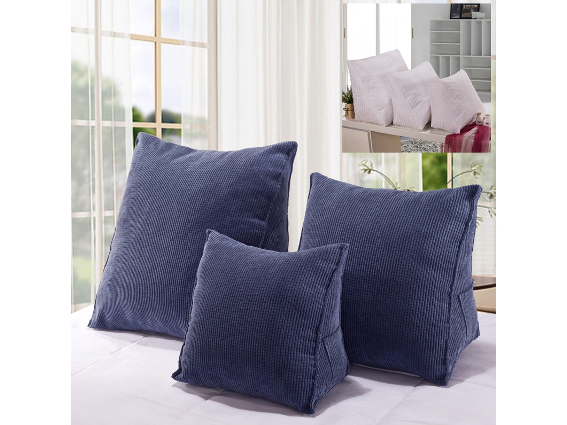Almohada De Apoyo Triangular Para Leer, Dormir O La Oficina