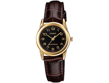 Reloj CASIO Mujer (Piel - Dorado)