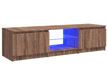 Muebles de TV VIDAXL (Marrón - Madera contrachapada - 140 x 40 x 35.5 cm)