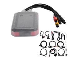 Grabadora de motocicleta impermeable con lentes HD duales