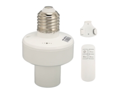 Rebe-enchufe Inteligente Inalámbrico Con Control Remoto Para Bombilla E27 E26 Base Adaptador Ac110v