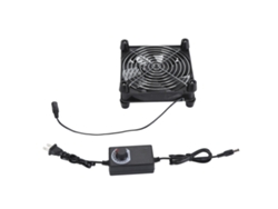 Ventilador Silencioso Para Caja De Pc De 140 Mm, 12 V, 0,45 A, Velocidad Ajustable, Con Enchufe De Ca - Negro