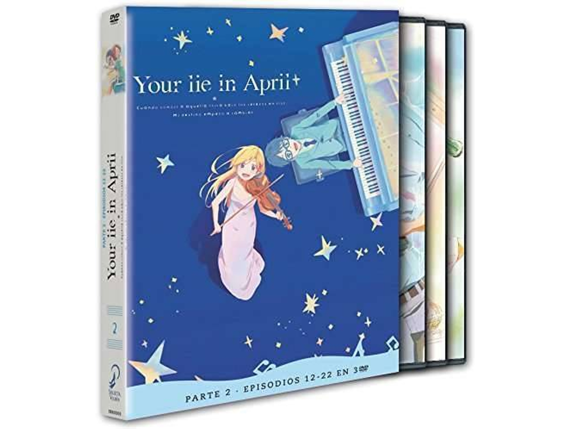 DVD Your Lie In April. Parte 2. Ep 12 - 22