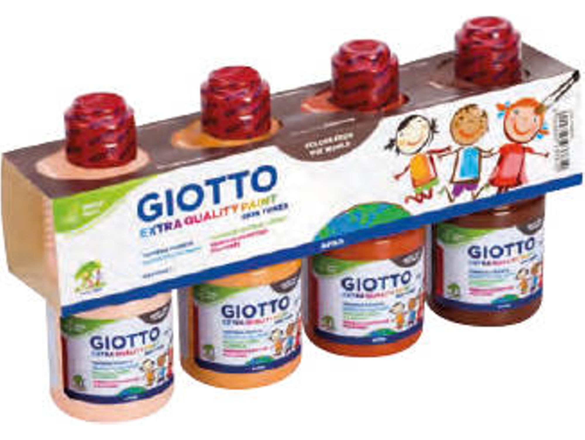Pintura para Carteles Líquido GIOTTO Extra Calidad Skin Tones (4x250 ml)