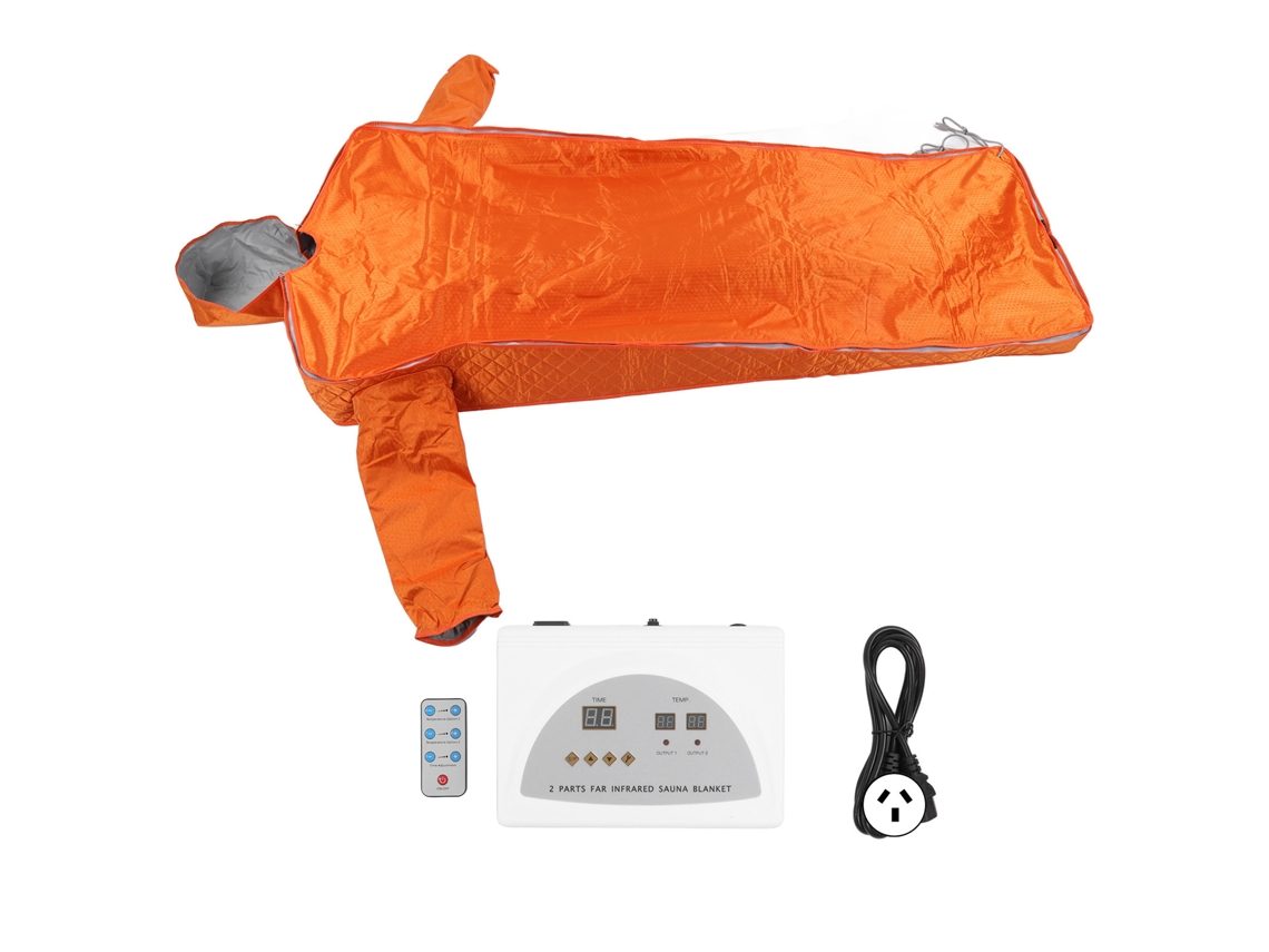 Manta de sauna infrarroja LAXISCREED de 650 W y 220 V con alarma