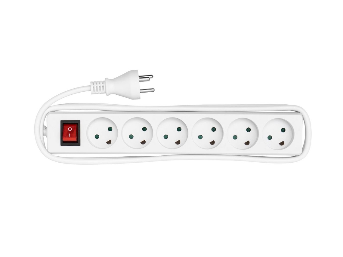 MICROCONNECT MC-GRU0650DK extensão elétrica 5 m 6 tomada(s) CA Interior Preto