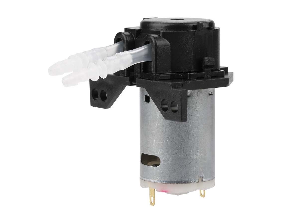 2026velora-Bomba dosificadora peristáltica DIY para acuario, laboratorio, análisis químico, 24 V, negra, 3*5