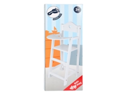 Silla de madera blanca para muñeca Small Foot - Accesorio de mobiliario para muñecas
