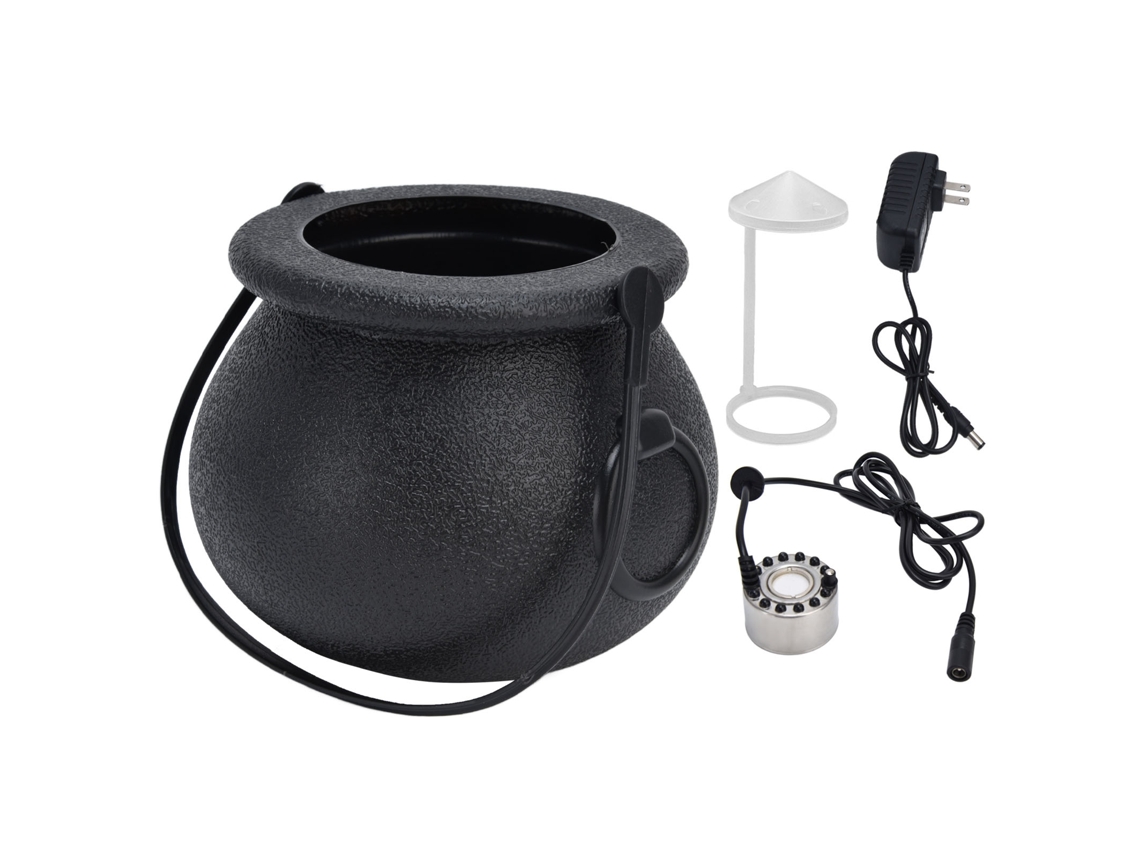 Lámpara LED atomizadora de Halloween 2026 con luz ajustable, efecto de nieve y panel de luz para fiestas, bares y chimeneas, enchufe estadounidense 100-240V