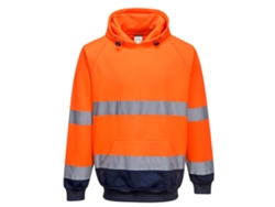 Sudadera bicolor: Comodidad y estilo para el trabajo / Azul marino y amarillo / L Portwest