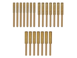 2026altiro-juego De Afiladores De Motosierra De Diamante De 21 Piezas Con 3 Tamaños: 4 Mm, 4,8 Mm Y 5,5 Mm Para Sierra Eléctrica Y Motosierra Oro.