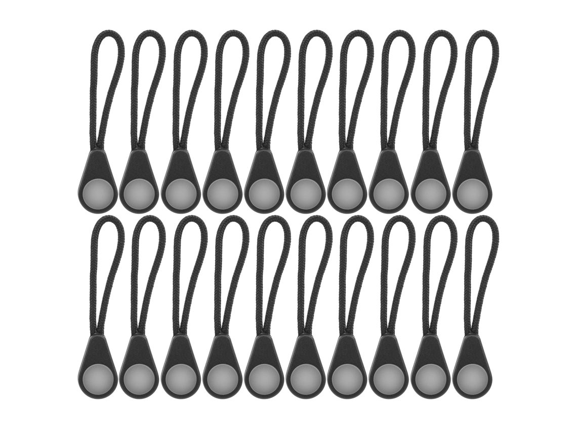 Anub 20 Puxadores de Zíper Luminosos para Mochila Antiperda Campismo Montanhismo Outdoor