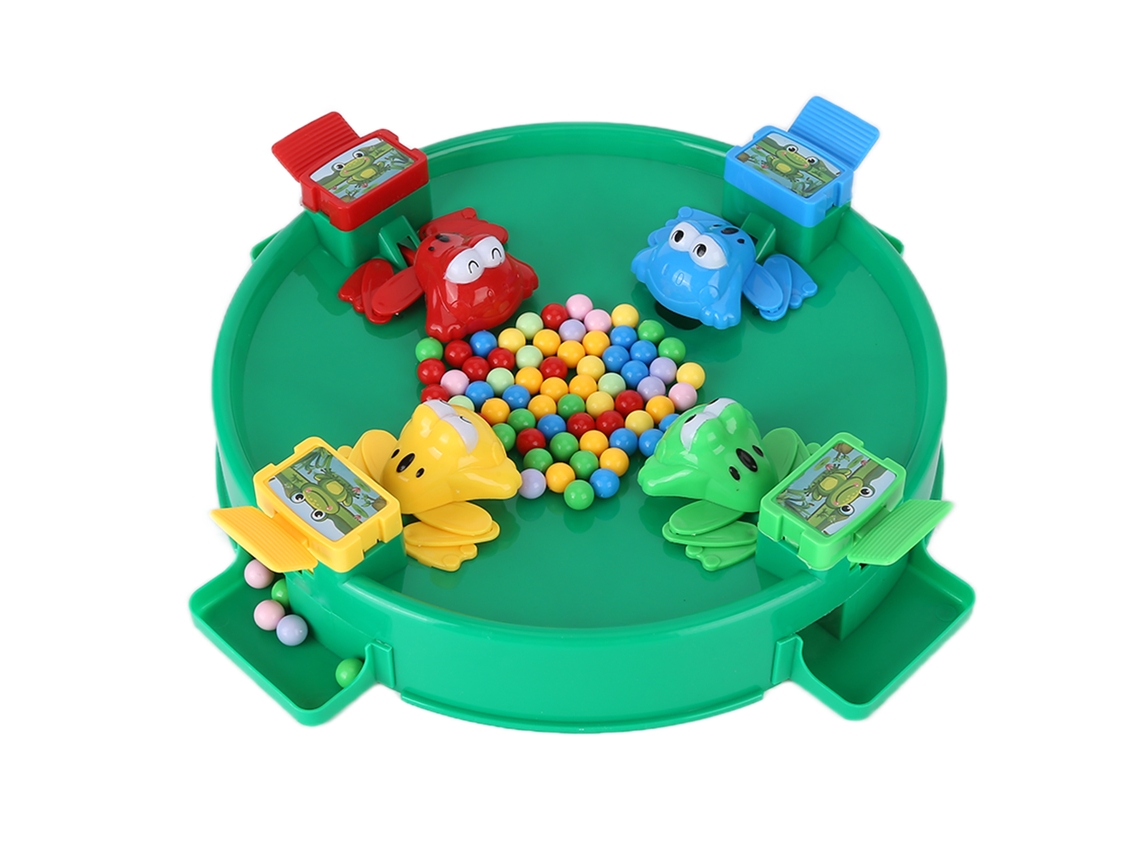 Juego De Mesa Interactivo De Juguete Para Comer Frijoles Para 4 Jugadores Con 72 Cuentas - Verde