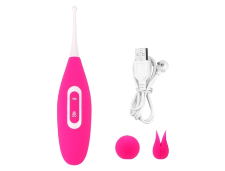 Vibrador de masaje de succión 2 en 1 con 8 modos para mujeres (rosa roja) YIZHOOD