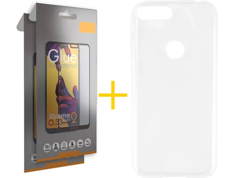 Carcasa + Protector Alcatel 1S 2019 SKYHE Lisa Transparente 79710
