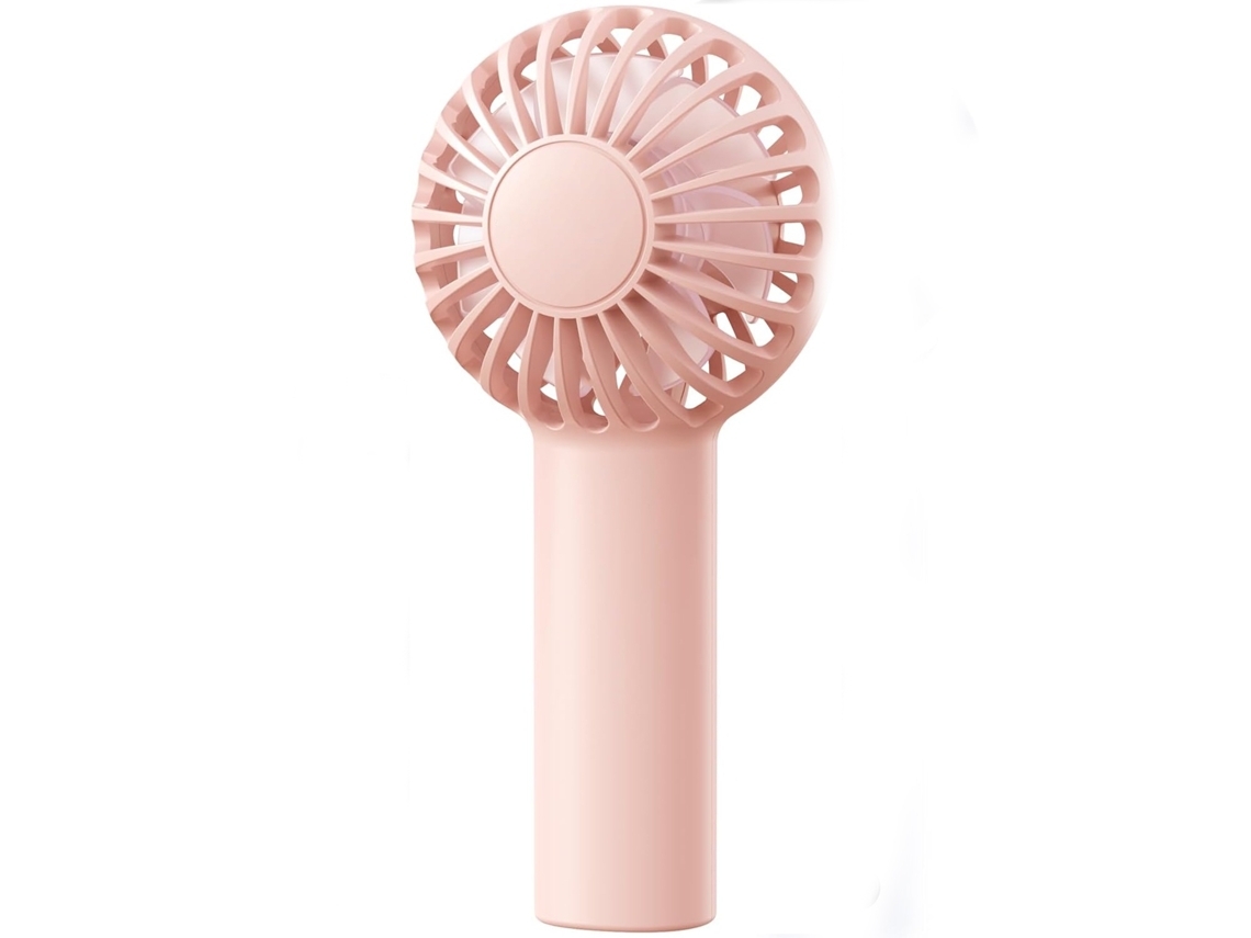 Mini ventilador de mano portátil, potente, recargable, pequeño, personal, 3 velocidades, para maquillaje intenso.