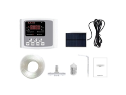 Dispositivo De Irrigação Por Gotejamento Solar Para Jardim, Sistema De Temporizador Com Controlador De Bomba Simples/duplo