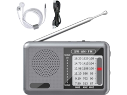 Radio Ondes Cortés | Poste Radio Mondial Com Écouteurs, Bateria Recarregável, Receptor Ondes Courtes Gokoco