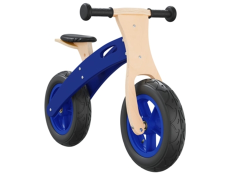 Bicicleta sin pedales VIDAXL para niños con neumáticos de aire azul