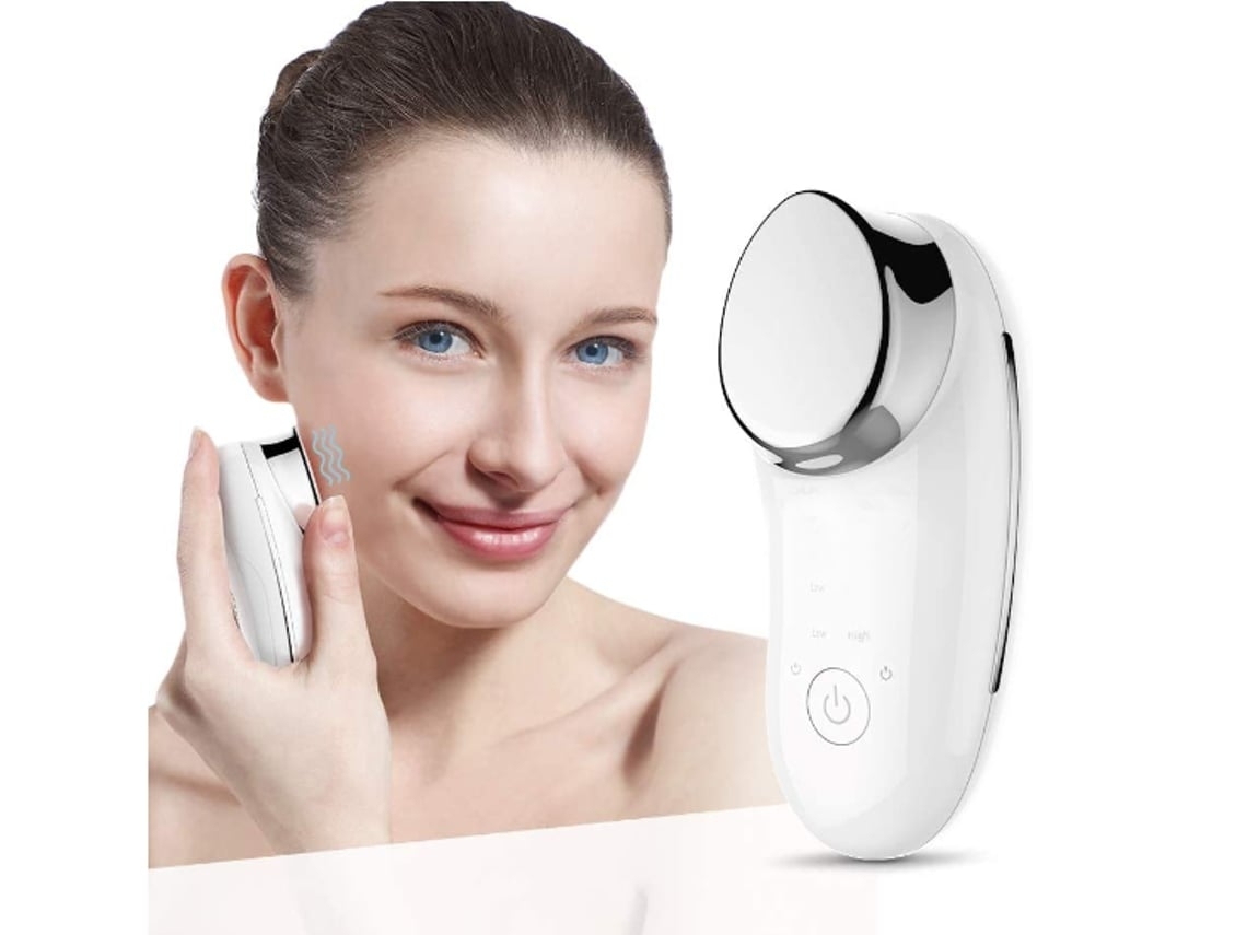 Dispositivo de masaje facial sónico Yunzii, masaje facial iónico, vibración, limpieza profunda, blanqueamiento facial antiarrugas.