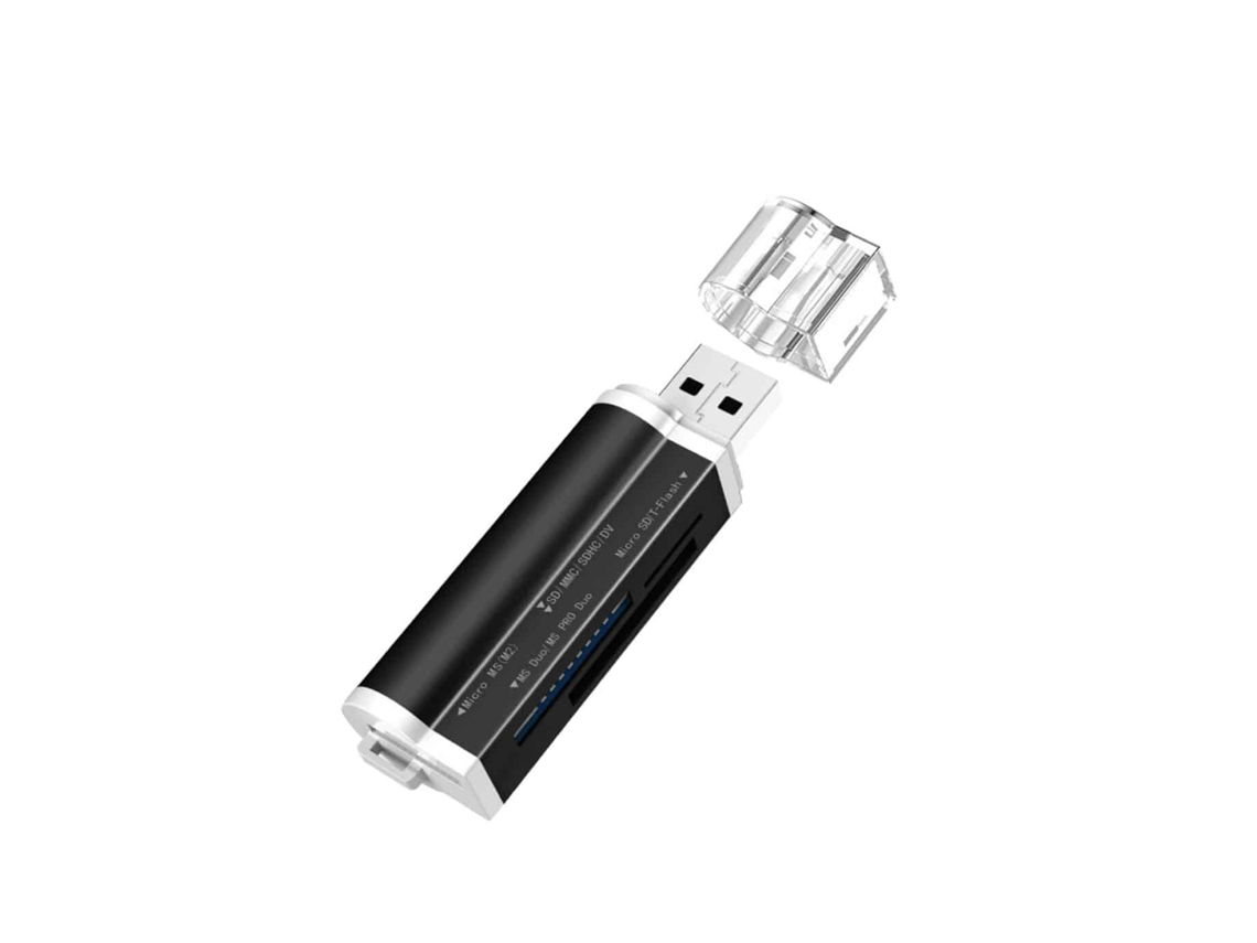 Lector de tarjetas USB 3.0 4 en 1 Novotec HK 022