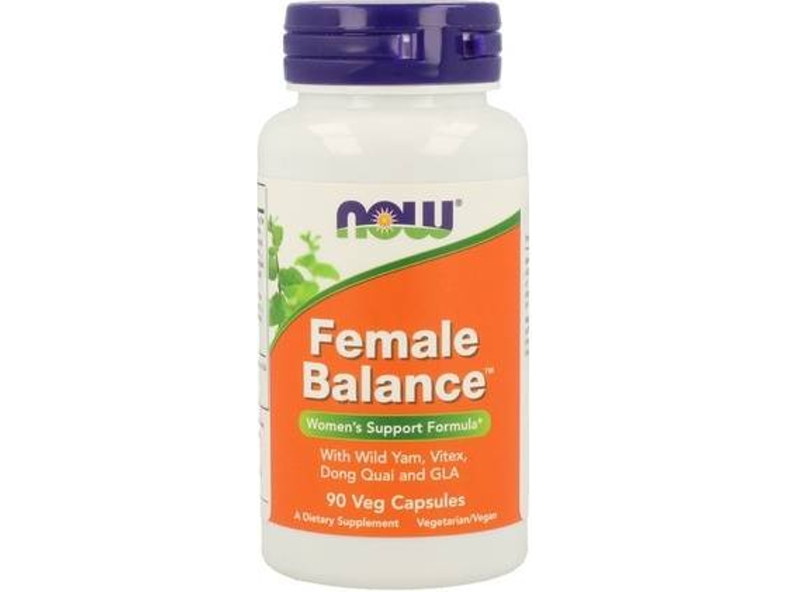 Complemento Alimentar NOW Equilíbrio Feminino Fórmula Reguladora Feminina (90 cápsulas)